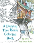 Cover: A Fantasy Tree House Coloring Book - Muddy Boots Press