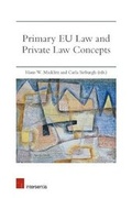 Cover: Primary EU Law and Private Law Concepts - Intersentia Ltd