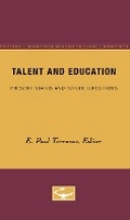 Cover: Talent and Education - University of Minnesota Press