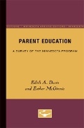 Cover: Parent Education - University of Minnesota Press