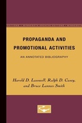 Cover: Propaganda and Promotional Activities - University of Minnesota Press