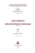 Cover: Documents diplomatiques fran&ccedil;ais - Peter Lang Verlag
