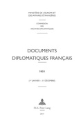 Cover: Documents diplomatiques fran&ccedil;ais - Peter Lang Verlag