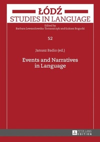 Enlarge image Cover: Events and Narratives in Language - Peter Lang Verlag