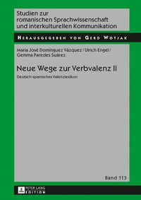 Abbildung von: Neue Wege zur Verbvalenz II - Peter Lang Verlag