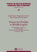 Cover: Essays and Studies in Middle English - Peter Lang Verlag