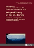 Cover: Kriegserkl&auml;rung an das alte Europa - Peter Lang Verlag