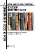 Cover: Fachgeschichte in der Literaturdidaktik - Peter Lang Verlag