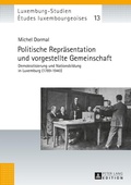 Cover: Politische Repr&auml;sentation und vorgestellte Gemeinschaft - Peter Lang Verlag