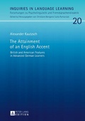 Cover: The Attainment of an English Accent - Peter Lang Verlag