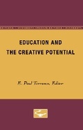 Cover: Education and the Creative Potential - University of Minnesota Press