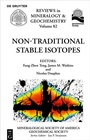 Cover: Non-Traditional Stable Isotopes - De Gruyter