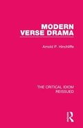 Cover: Modern Verse Drama - Routledge
