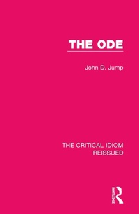Enlarge image Cover: The Ode - Routledge
