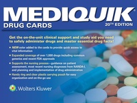 Abbildung von: MediQuik Drug Cards - Lippincott Williams and Wilkins
