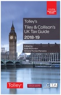 Cover: Tiley & Collison's UK Tax Guide 2018-19 - Tolley