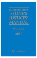 Cover: Butterworths Stone's Justices' Manual 2017 - Butterworths Law
