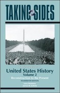 Cover: Taking Sides: Clashing Views in United States History, Volume 2: Reconstruction to the Present - McGraw-Hill Professional