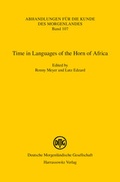 Cover: Time in Languages of the Horn of Africa - Harrassowitz Verlag