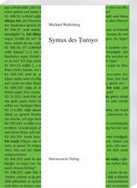 Enlarge image Cover: Syntax des ?uroyo - Harrassowitz Verlag
