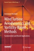 Cover: Wind Turbine Aerodynamics and Vorticity-Based Methods - Springer