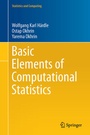 Cover: Basic Elements of Computational Statistics - Springer