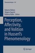Bild: Perception, Affectivity, and Volition in Husserl's Phenomenology - Springer