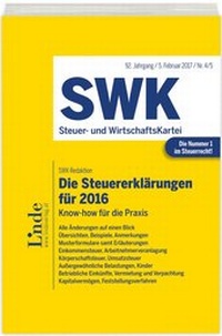 Abbildung von: Die Steuererklärungen für 2016 - Linde