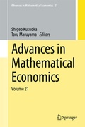 Cover: Advances in Mathematical Economics - Springer