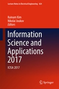 Cover: Information Science and Applications 2017 - Springer