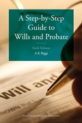 Cover: A Step-by-Step Guide to Wills and Probate - Wildy, Simmonds and Hill Publishing