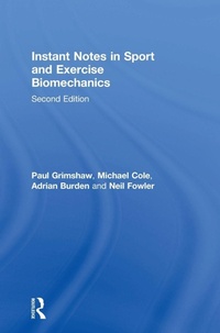 Abbildung von: Instant Notes in Sport and Exercise Biomechanics - CRC Press