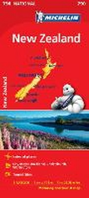 Abbildung von: New Zealand - Michelin National Map 790 - Michelin Editions des Voyages