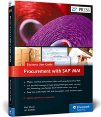 Enlarge image Cover: Procurement with SAP MM: Business User Guide - SAP PRESS