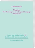 Cover: N!aqriaxe - The Phonology of an endangered Language of Botswana - Harrassowitz Verlag