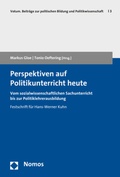 Cover: Perspektiven auf Politikunterricht heute - Nomos
