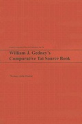 Cover: William J. Gedney's Comparative Tai Source Book - University of Hawai'i Press