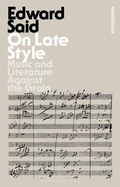 Cover: On Late Style - Bloomsbury Academic