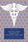 Cover: Justice and Profit in Health Care Law - Hart Publishing