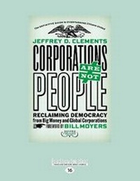 Enlarge image Cover: Corporations Are Not People - ReadHowYouWant