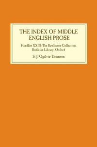 Enlarge image Cover: The Index of Middle English Prose - D.S. Brewer