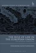 Cover: The Rule of Law in the European Union - Hart Publishing