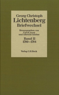 Abbildung von: Lichtenberg Briefwechsel Bd. 2: 1780-1784 - C.H.BECK