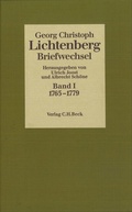 Cover: Lichtenberg Briefwechsel Bd. 1: 1765-1779 - C.H.BECK