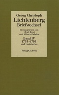 Cover: Lichtenberg Briefwechsel Bd. 4: 1793-1799 - C.H.BECK