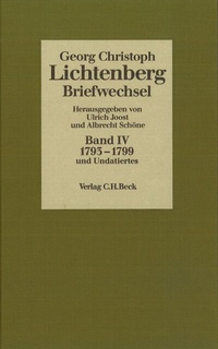 Abbildung von: Lichtenberg Briefwechsel Bd. 4: 1793-1799 - C.H.BECK