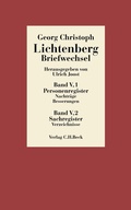Cover: Lichtenberg Briefwechsel Bd. 5: Register - C.H.BECK