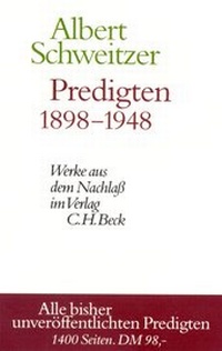 Abbildung von: Predigten 1898-1948 - C.H.BECK