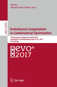Enlarge image Cover: Evolutionary Computation in Combinatorial Optimization - Springer