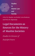 Cover: Legal Documents as Sources for the History of Muslim Societies - Brill
